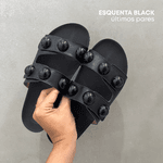 Sandália Papete Olivia Preta