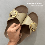 Sandália Papete Lua Verde