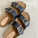 Sandália Papete Azul Marinho