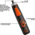 Kit Parafusadeira Black + Decker 4V - 1/4&quot; - LI-ON 