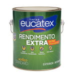 Tinta Eucatex Rendimento Extra Acrílico Standard - 3,6L (Cores)