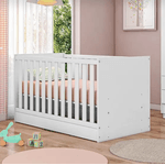 BERÇO MINI CAMA DOCE SONHO 1344 BCO/BCO QMOVI
