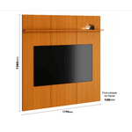 Painel Avant 1,80 para TV Até 75 Polegadas Cedro EDN Moveis