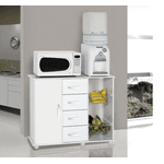 FRUTEIRA CAMILA 1 PORTA 4 GAVETAS BRANCO LUXO PRIMUS