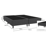 BASE BOX CASAL KING MADRI 1,93X2,03 UMAFLEX
