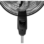 VENTILADOR MALLORY CHRONOS 40CM 6 PAS COM AJUSTE DE INCLINACAO C/CONTROLE PRETO/GRAFITE 127V