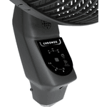 VENTILADOR MALLORY CHRONOS 40CM 6 PAS COM AJUSTE DE INCLINACAO C/CONTROLE PRETO/GRAFITE 127V