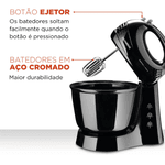 BATEDEIRA MONDIAL PRÁTICA PRETA 400W 3,6L B-44-B 127V
