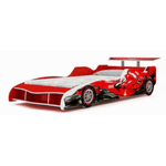 CAMA INFANTIL CARRO F1 090 VERMELHO - GELIUS