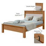 CAMA LOPAS CASAL 1,40 ATHENAS 2022 AMENDOA CLEAN/OFF WHITE