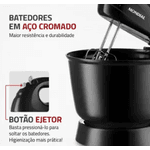 BATEDEIRA MONDIAL PRÁTICA B-44-B 3,6L PRETA 400W 220V