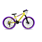 BICICLETA COLLI COLLI GRAU ARO 26 F.DISCO 21V AMARELO FOSCO