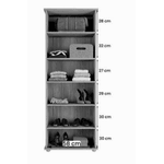 MULTIUSO CORDOBA 2 PORTAS MEL MOVEIS PRIMUS