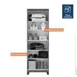 MULTIUSO ASTECA 2 PORTAS CINAMOMO OFF WHITE VALDE MOVEIS