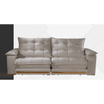 SOFA RET. BARCELONA 2,50 PILLOW 30CM TEC EXTRA 330 CINZA TEIXEIRA