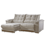 SOFA RET. BARCELONA 2,50 PILLOW 30CM TEC EXTRA 333 BEGE TEIXEIRA