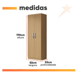 MULTIUSO 2 PORTAS NEW ATACAMA - ARAMÓVEIS