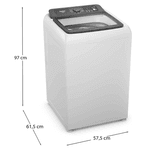MÁQUINA DE LAVAR CONSUL CWN13 13KG BRANCA 127V