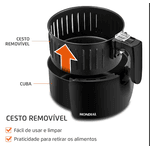 FRITADEIRA AIR FRYER MONDIAL AF-35-BF 3,5L 127V