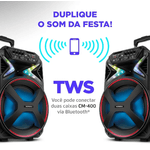 CAIXA DE SOM MONDIAL AMPLIFICADA CM-400 400W