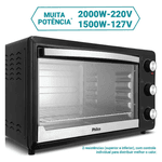 FORNO ELÉTRICO PHILCO PFE44P 44L 127V