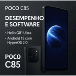 CELULAR XIAOMI REDMI 15C 128GB 4GB RAM PRETO