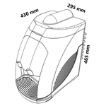 PURIFICADOR DE ÁGUA LIBELL ACQUAFLEX BRANCO -127V