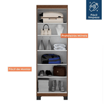 MULTIUSO ASTECA 2 PORTAS CHOCOLATE VALDE MOVEIS