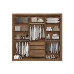 GUARDA ROUPA COIMBRA 6 PORTAS C/PES JTB/ARE SANTOS ANDIRA