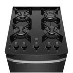 FOGÃO ELECTROLUX 4 BOCAS EMBUTIR EXPERIENCE FE4BP MESA VIDRO TRIPLA CHAMA PRETO BIVOLT