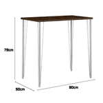 MESA LIMA COM 2 CADEIRAS IPE TEIXEIRA