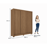 GUARDA ROUPA MARINGA 3 PORTAS CORRER JTB/JTB SANTOS ANDIRA