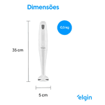 MIXER ELGIN 200W COM COPO 700ML MIX1002 220V