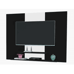 PAINEL TOPAZIO 1,20M PRETO / BRANCO MOVEIS SÃO MIGUEL