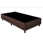 BASE BOX VIUVA UNIVERSAL SUEDE LISO 1,88X0,98 MARROM GAZIN