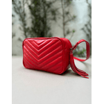 Bolsa Anna Couro Vermelho