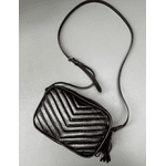 Bolsa Anna Couro Acia Metalizado