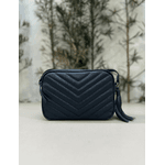 Bolsa Anna Couro Azul Marinho