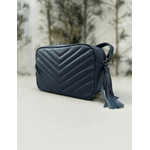Bolsa Anna Couro Azul Marinho