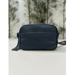 Bolsa Anna Couro Azul Marinho