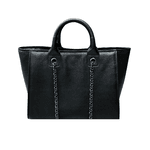 Bolsa Celine Couro Preto Com Grafite