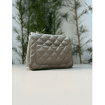 Bolsa Kiara Pequena Couro Cor Fend com Ferragens Dourada