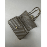Bolsa Kiara Média Chevron Couro Fend