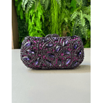 Clutch Charlotte Luxo Roxa