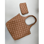 Bolsa Giorgia em Couro Caramelo