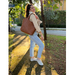 Bolsa Giorgia em Couro Caramelo