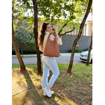 Bolsa Giorgia em Couro Caramelo