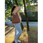 Bolsa Giorgia em Couro Caramelo