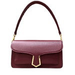 Bolsa Isabela Couro Cabernet
