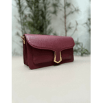 Bolsa Isabela Couro Cabernet